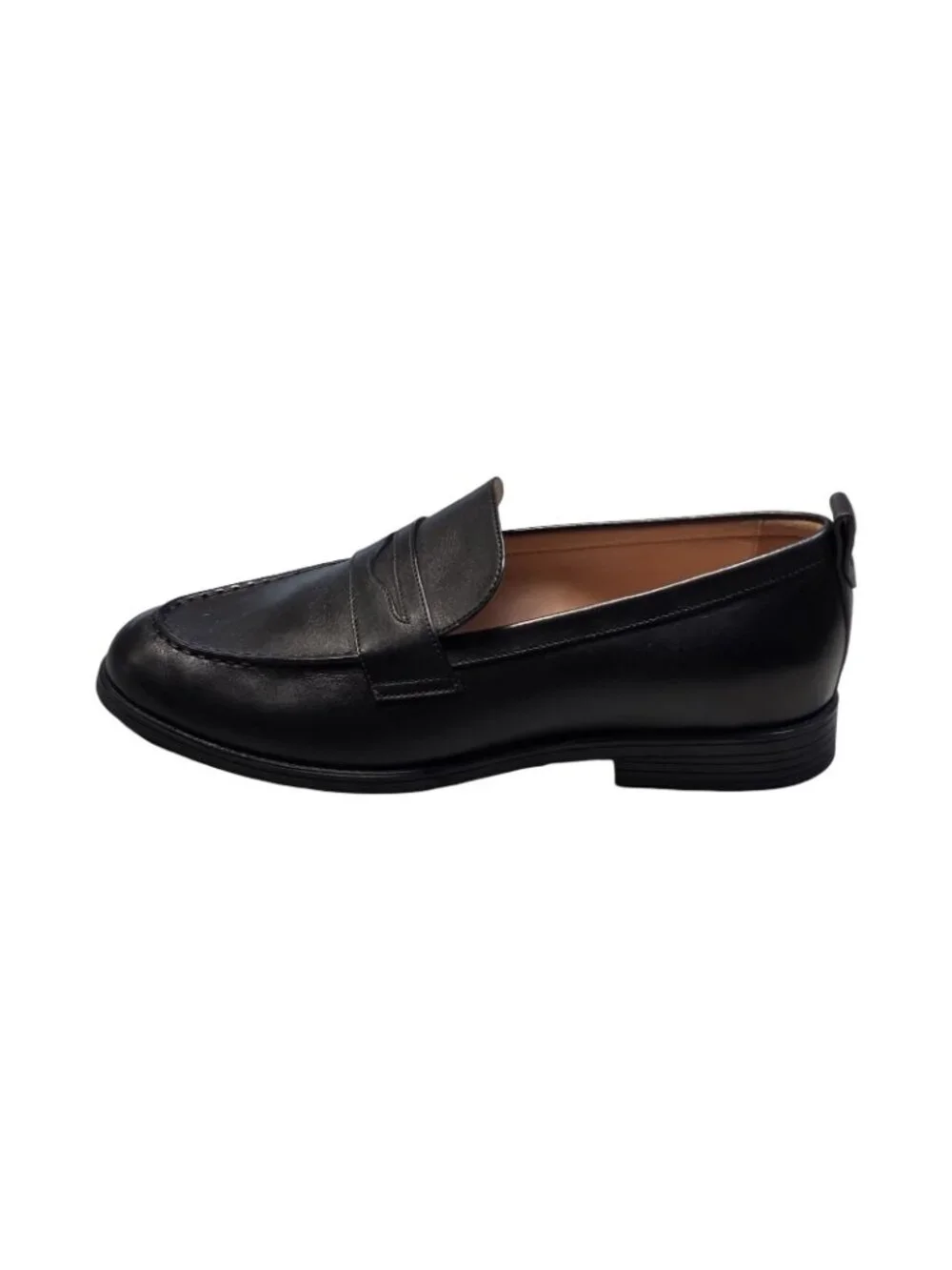 Women's - Cole Haan Black Leather Stassi Loafer, Size 10C - Picture 6 of 7